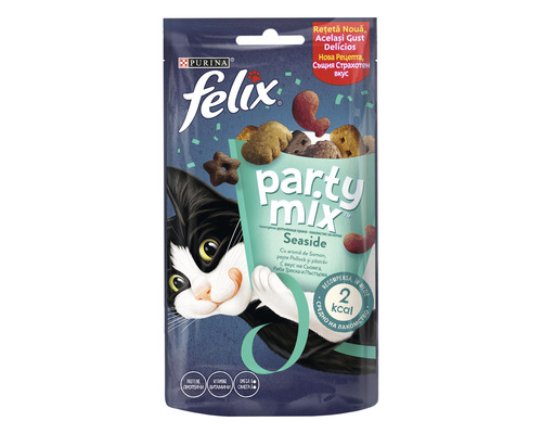 Snack pentru pisici PURINA Felix Party Mix Seaside 60 g