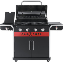 Grătar pe gaz cu funcție de cărbune și dulap inferior