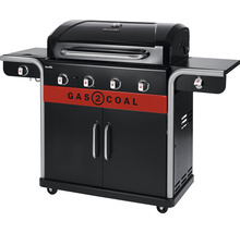 Grătar pe gaz cu rafturi și dulap inferior