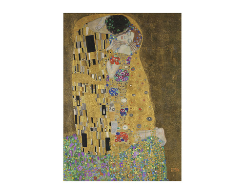 Tablou canvas Sărutul Gustav Klimt 100x70 cm