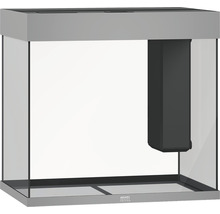 Acvariu Juwel Lido 200 cu iluminare LED, pompă, filtru, încălzitor, fără dulap inferior gri