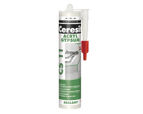 Etanșant acrilic pentru reparații Ceresit CS 11 alb 280 ml