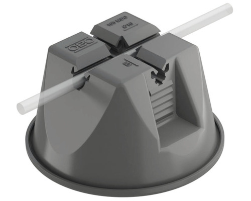 Suport plastic OBO Bettermann pentru conductor de împământare Ø8-10 mm, stabilizat UV Suport plastic OBO Bettermann pentru conductor de împământare Ø8-10 mm, stabilizat UV