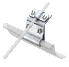Suport bandă de împământare cu șuruburi pentru fixarea benzilor de împământare