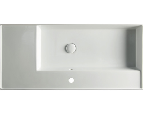 Chiuvetă ceramică cu spațiu de depozitare