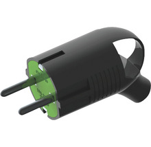 Fișă cu contact de protecție pentru instalație electrică