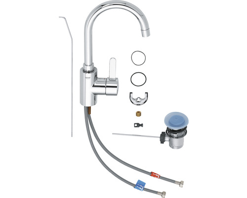Baterie de bucătărie din metal cu accesorii