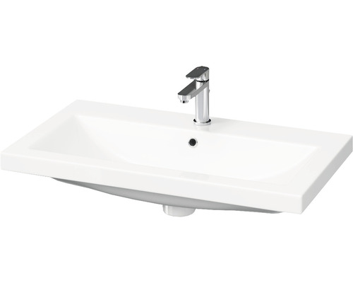 Chiuvetă ceramică cu baterie pentru baie