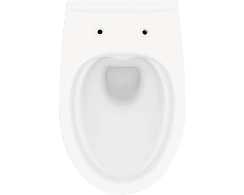 Vas WC suspendat Cersanit Moduo Clean On, incl. capac WC soft close din duroplast antibacterian, alb