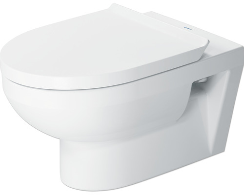 Vas WC suspendat DURAVIT Durastyle, incl. capac WC, evacuare orizontală, alb