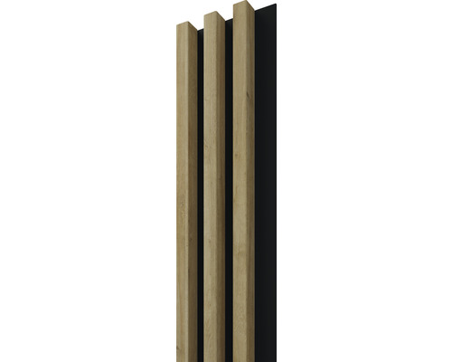 Panou riflaj decorativ Linea Slim 3 stejar natur 3x15x265 cm Panou riflaj decorativ Linea Slim 3 stejar natur 3x15x265 cm