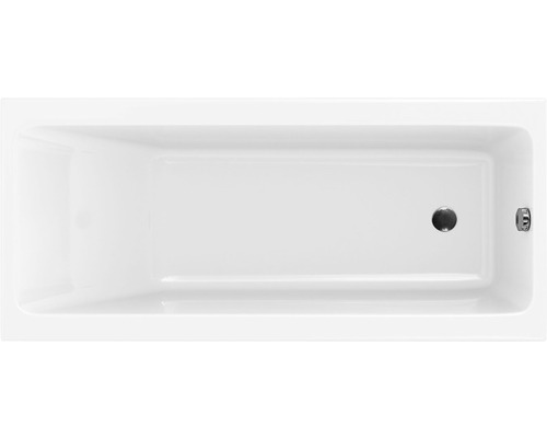 Cadă de baie rectangulară Cersanit Crea 150x75x48,5 cm acril alb S301-233