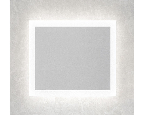 Oglindă dreptunghiulară cu iluminare LED perimetrală