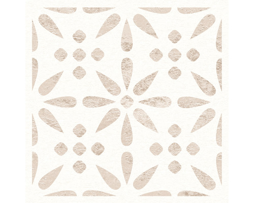 Placă pătrată cu model floral