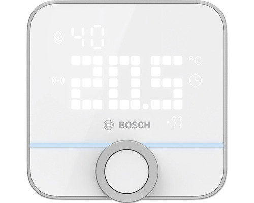 Logo Bosch pe un termostat cu afișaj digital