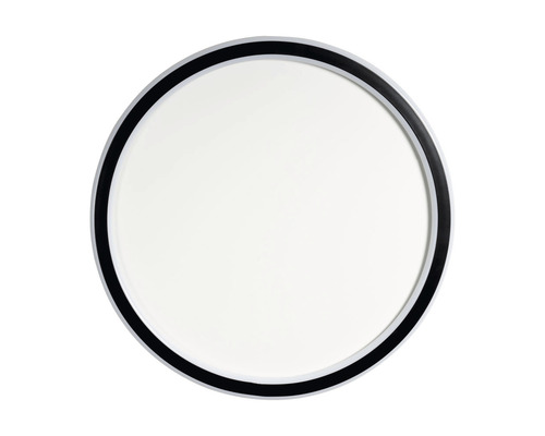 Oglindă rotundă cu ramă neagră