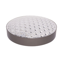 Plafonieră rotundă cu suprafață în formă de cristal
