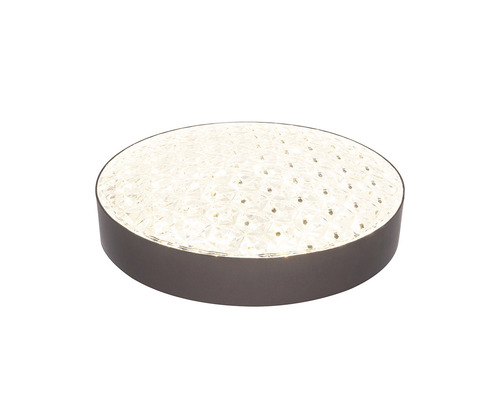 Plafonieră rotundă cu efect de cristal