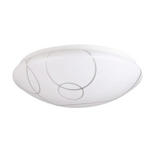 Lumină de plafon albă cu model circular
