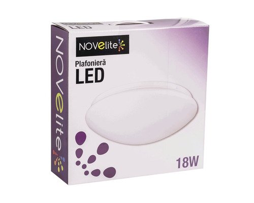 Ambalaj plafonieră cu LED NOVE Lite cu 18 wați