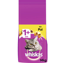 Hrană uscată pentru pisici Whiskas cu pui și ficat 14 kg-thumb-1