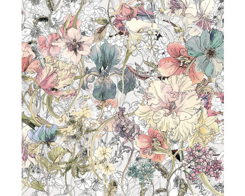 Tapetă florală cu motiv floral