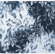 Tapetă cu model floral cu frunze și flori