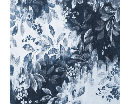 Tapetă cu model floral cu frunze și flori