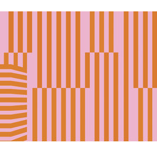 Model abstract cu dungi verticale și forme geometrice