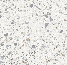 Prim-plan al unei plăci de podea cu model de terrazzo