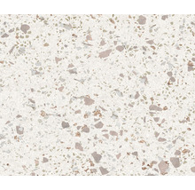 Prim-plan cu o placă de terrazzo cu mici incluziuni de piatră