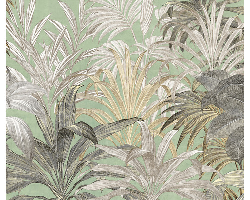 Tapet cu motive de palmieri pentru decorarea pereților