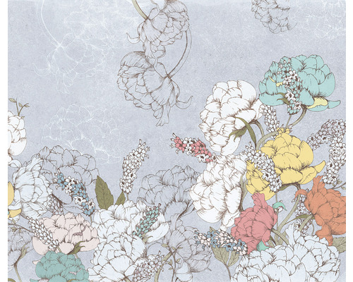 Tapetă cu flori și model floral