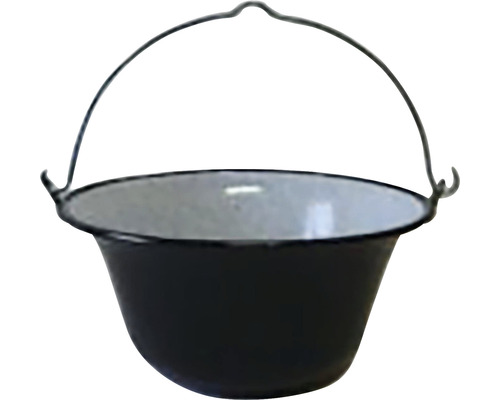 Cazan emailat cu mâner