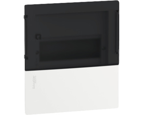 Tablou distribuție electrică Schneider Resi9 8 module IP40, montaj îngropat Sigla Schneider Electric pe cutie de distribuție
