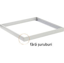 Ramă montaj panou LED Starke Backlite 60 x 60cm, albă