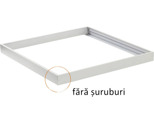 Ramă pătrată pentru panou LED, pentru montaj pe tavan