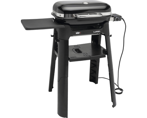 Grătar electric Weber Grătar electric Weber 2200 W suprafață de gătit 43x28,5 cm negru incl. termometru în capac, tavă de colectare grăsime, masă laterală