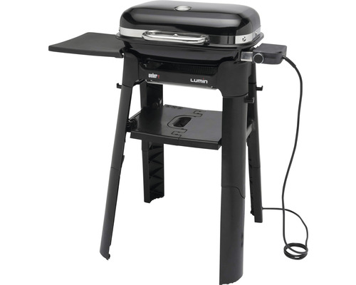 Grătar electric Weber Lumin cu masă laterală și cadru