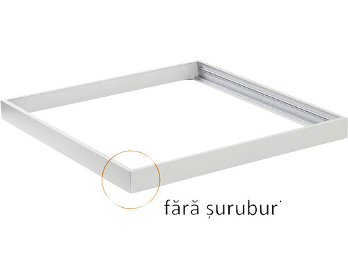 Rămă de panou LED pătrată fără șuruburi