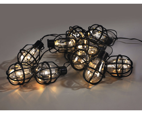 Ghirlandă luminoasă cu lămpi în aspect de cușcă