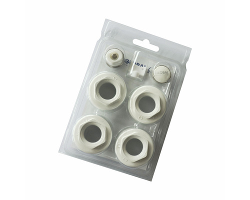 Kit reducție pentru radiator aluminiu (incl. garnituri O-ring din silicon) Pachet cu diverse piese de montaj