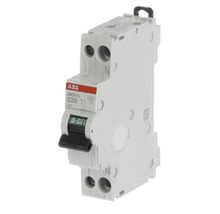 Întreruptor automat ABB 1P+N 20A 4,5kA, curbă C, tip AC