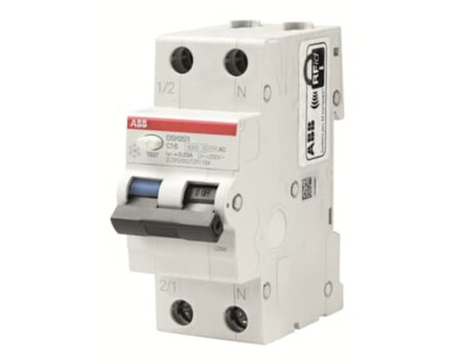 Întreruptor automat cu protecție diferențială ABB RCBO P+N 20A 6kA/30mA, curbă C