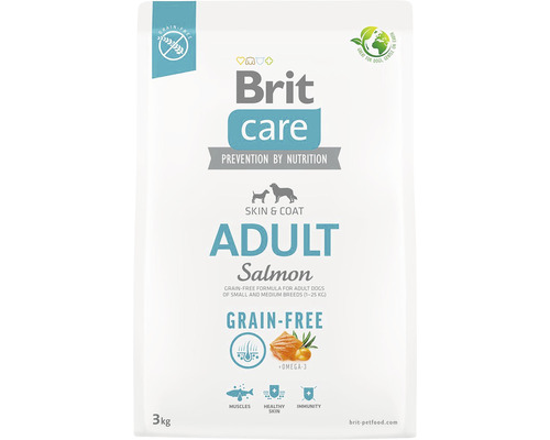 Brit Care Adult Somon hrană pentru câini, pachet de 3 kg