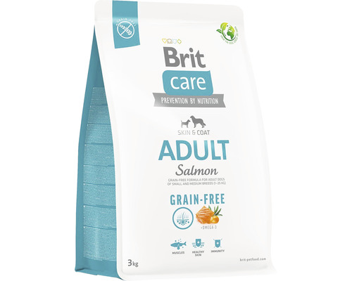 Hrană uscată pentru câini Brit Care Grain-Free Adult cu somon și cartofi 3 kg