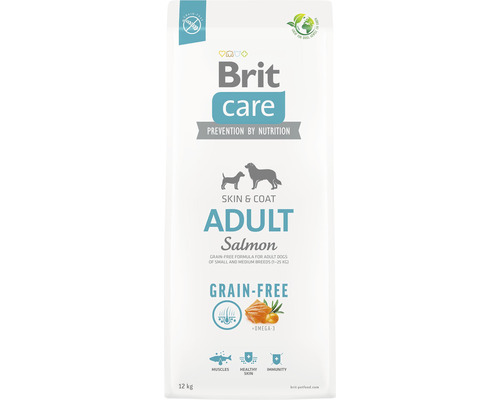 Brit Care Adult hrană pentru câini cu somon, fără cereale, 12 kg