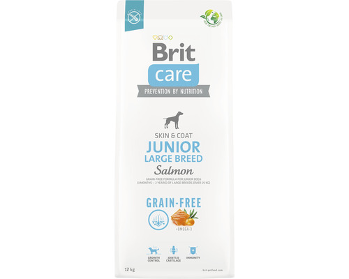 Brit Care Junior Large Breed hrană cu somon pentru câini, 12 kg