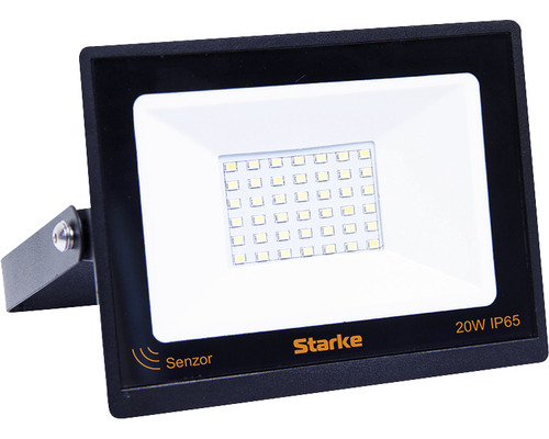 Proiector cu LED integrat Starke 20W 2000 lumeni IP65, senzor de mișcare, lumină rece