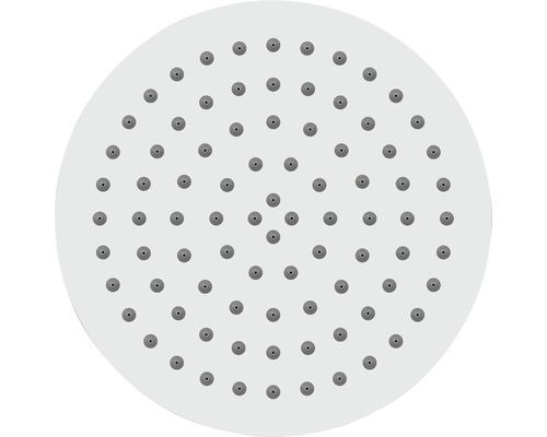 Cap de duș rotund cu mai multe duze de ieșire a apei.